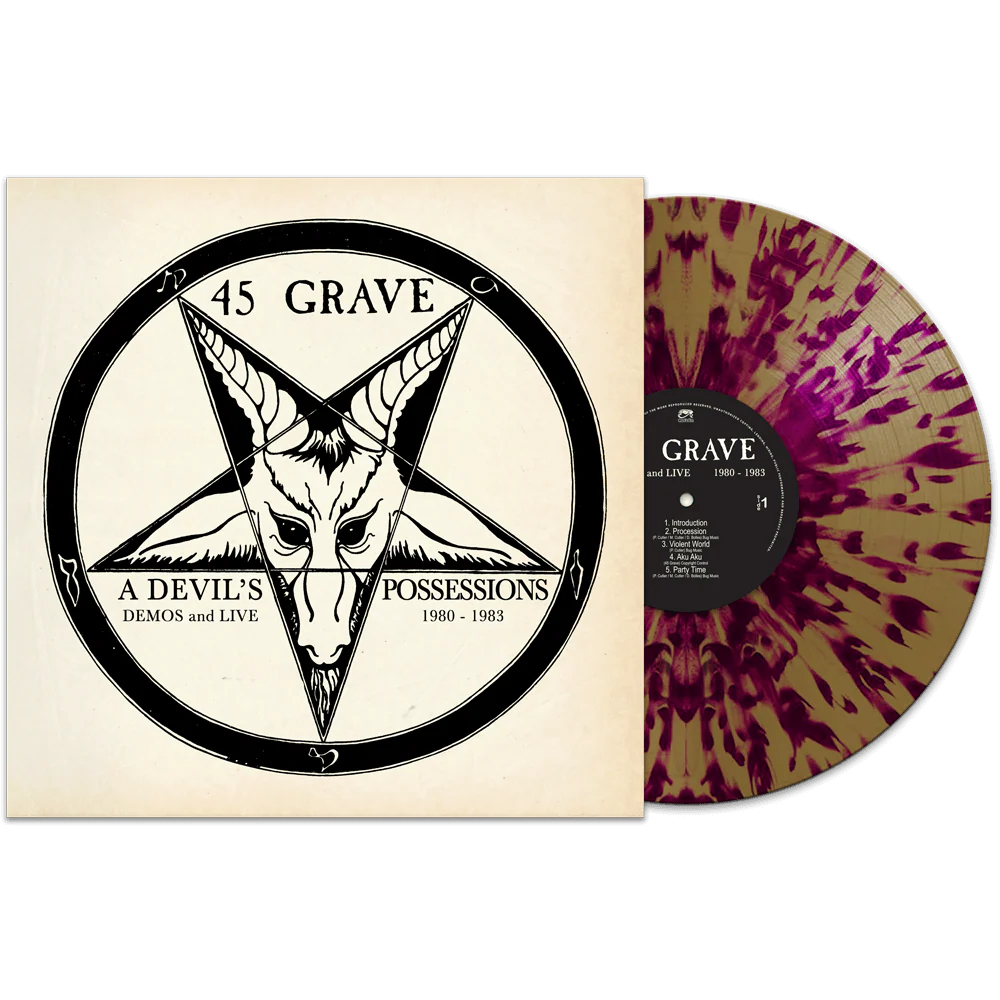 45 Grave - A Devil's Possessions - Demos & Live 1980 - 1983 (Gold-Purple Splatter Vinyl)