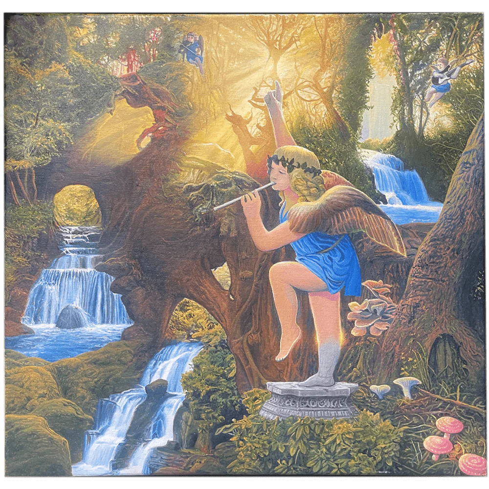 A Tribute to Jethro Tull (18" x 18" Oil Painting by James McCarthy)