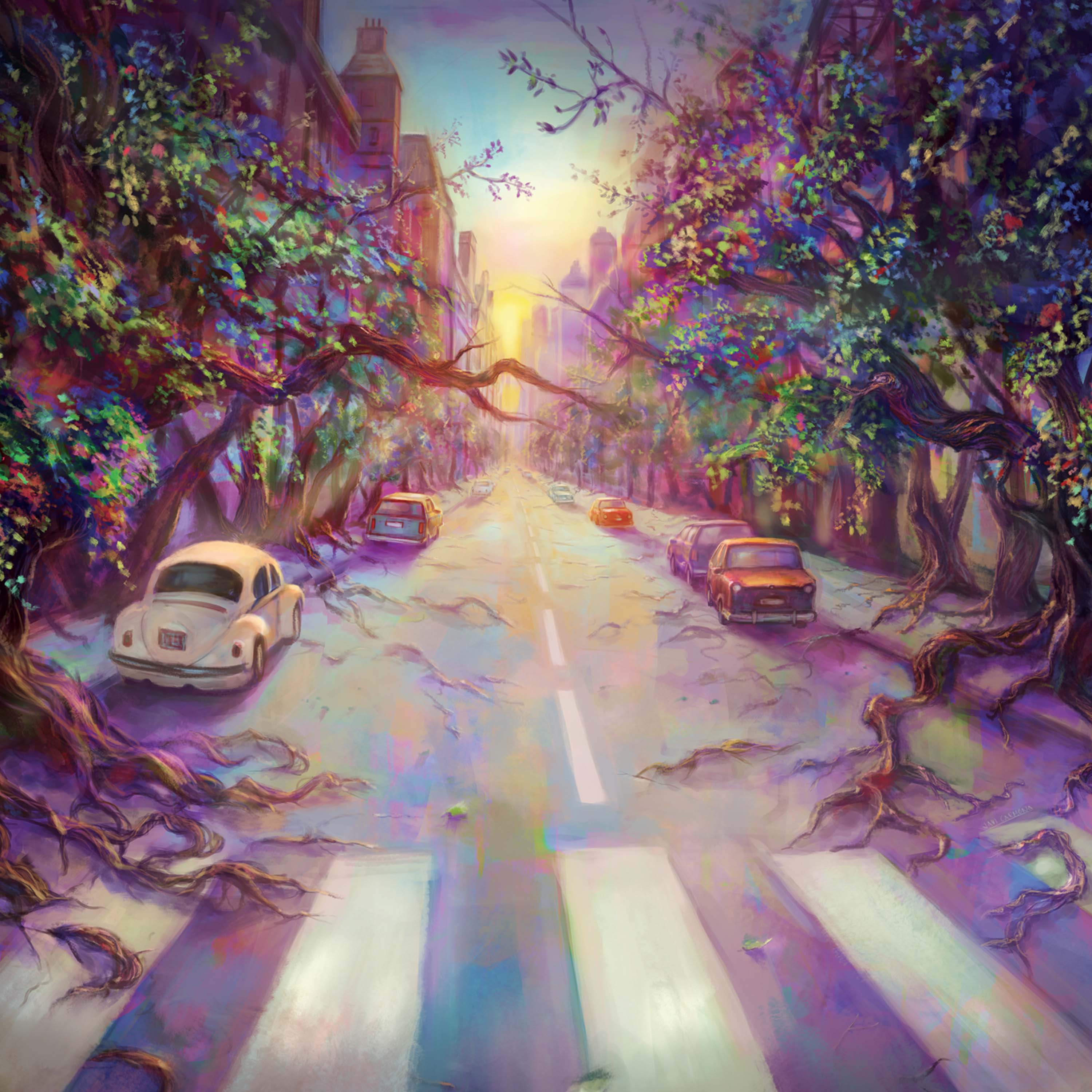 Abbey Road Reimagined - A Tribute To The Beatles (Purple Haze Vinyl) - Image 3