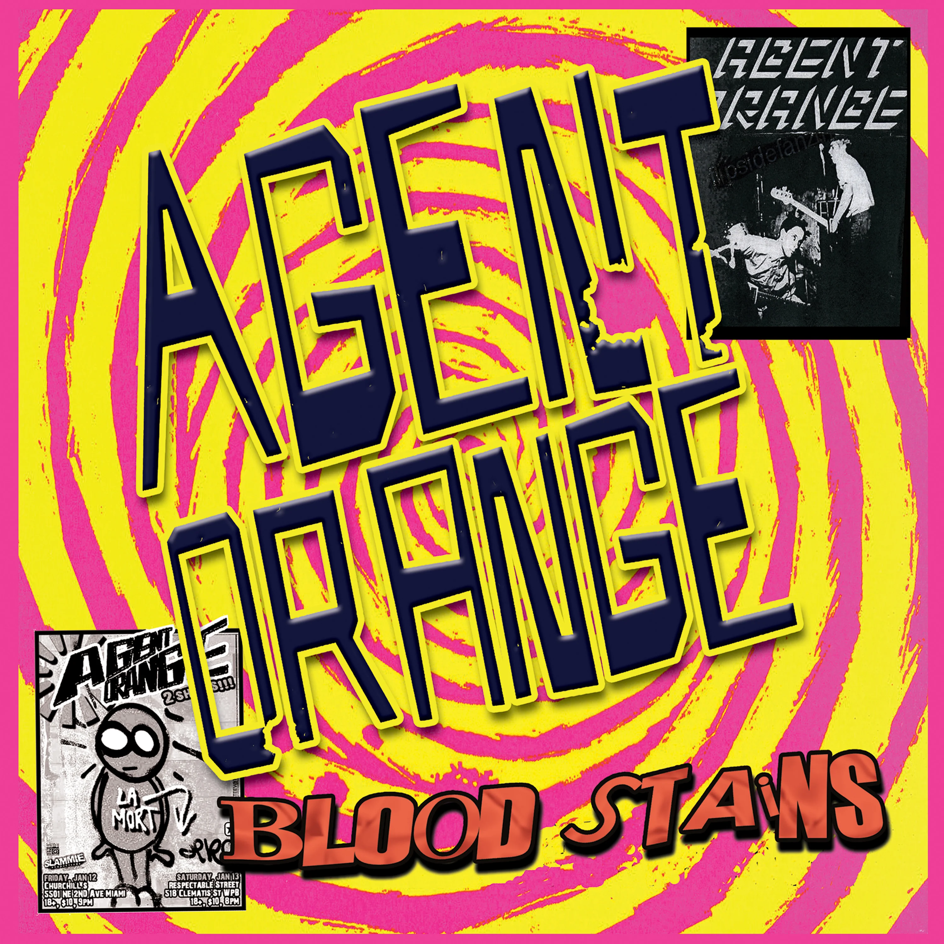 Agent Orange - Bloodstains (Orange 7" Vinyl) - Image 3