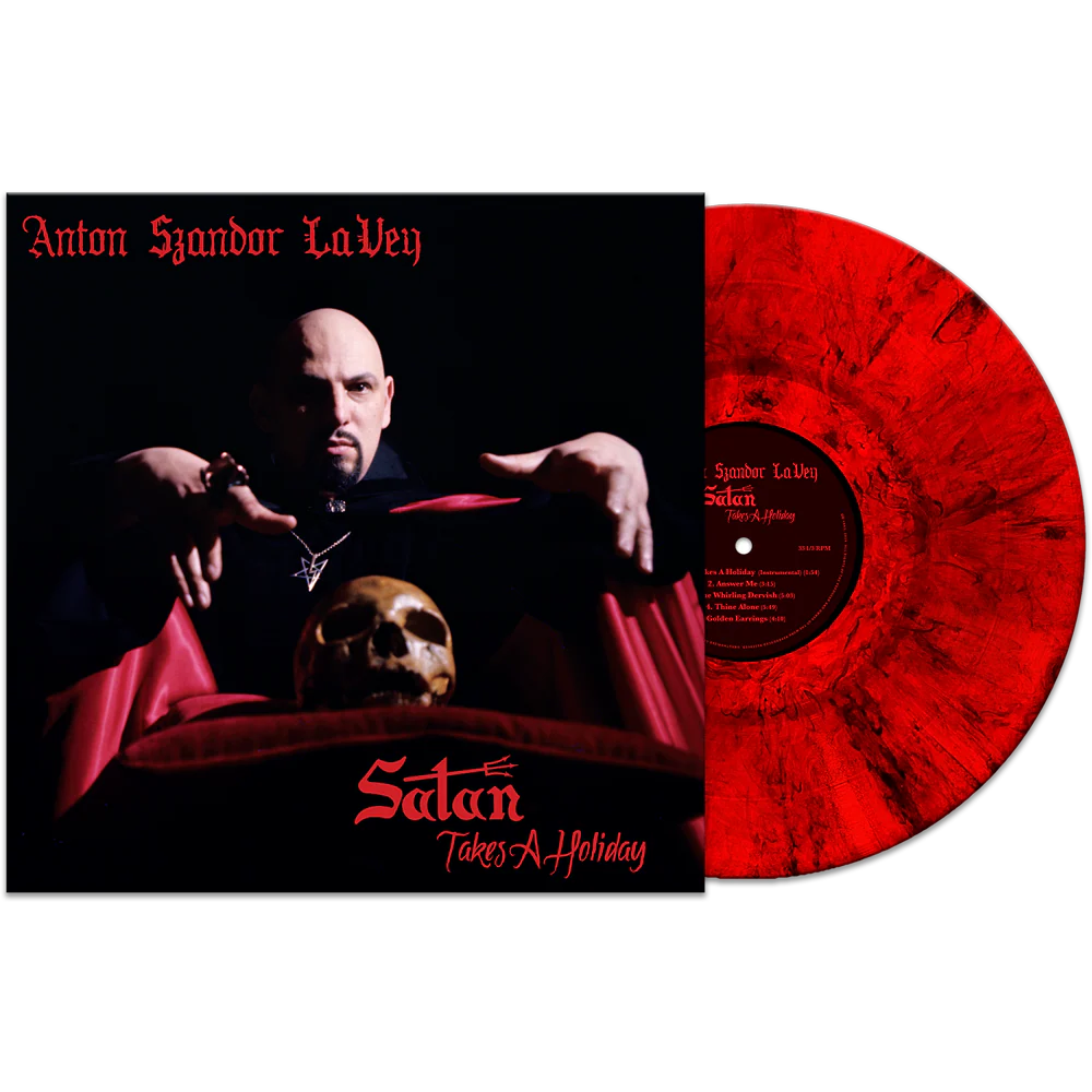 Anton Lavey - Satan Takes A Holiday (Red Marble Vinyl)