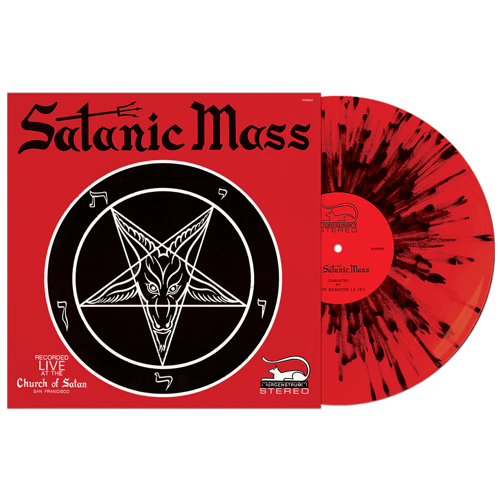 Anton Lavey - Satanic Mass (Red-Black Splatter)