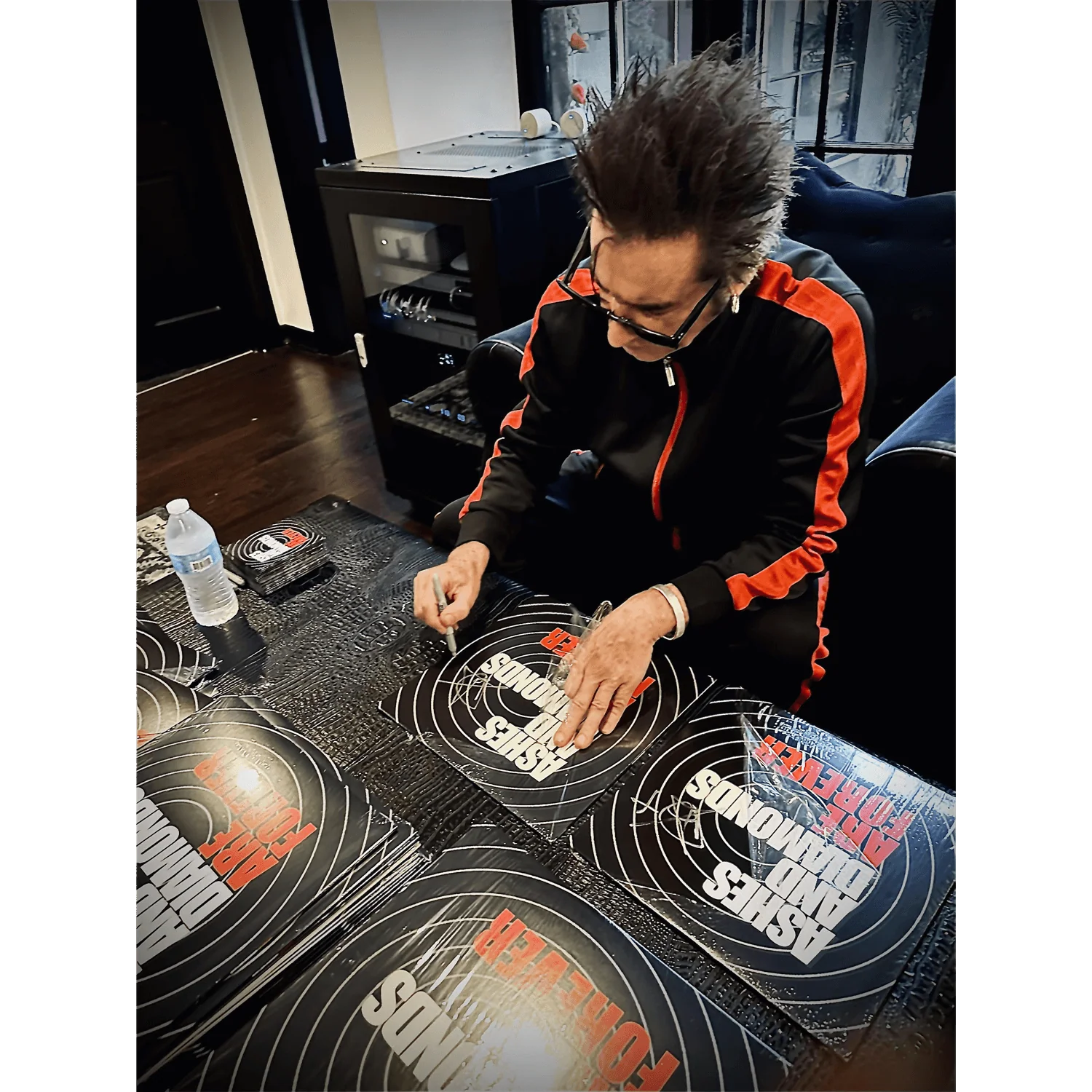 Ashes and Diamonds - Are Forever (Red Marble Vinyl LP - Signed by Daniel Ash) - Image 3