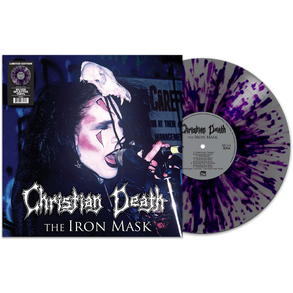 Christian Death - The Iron Mask (Silver-Purple Splatter Vinyl)