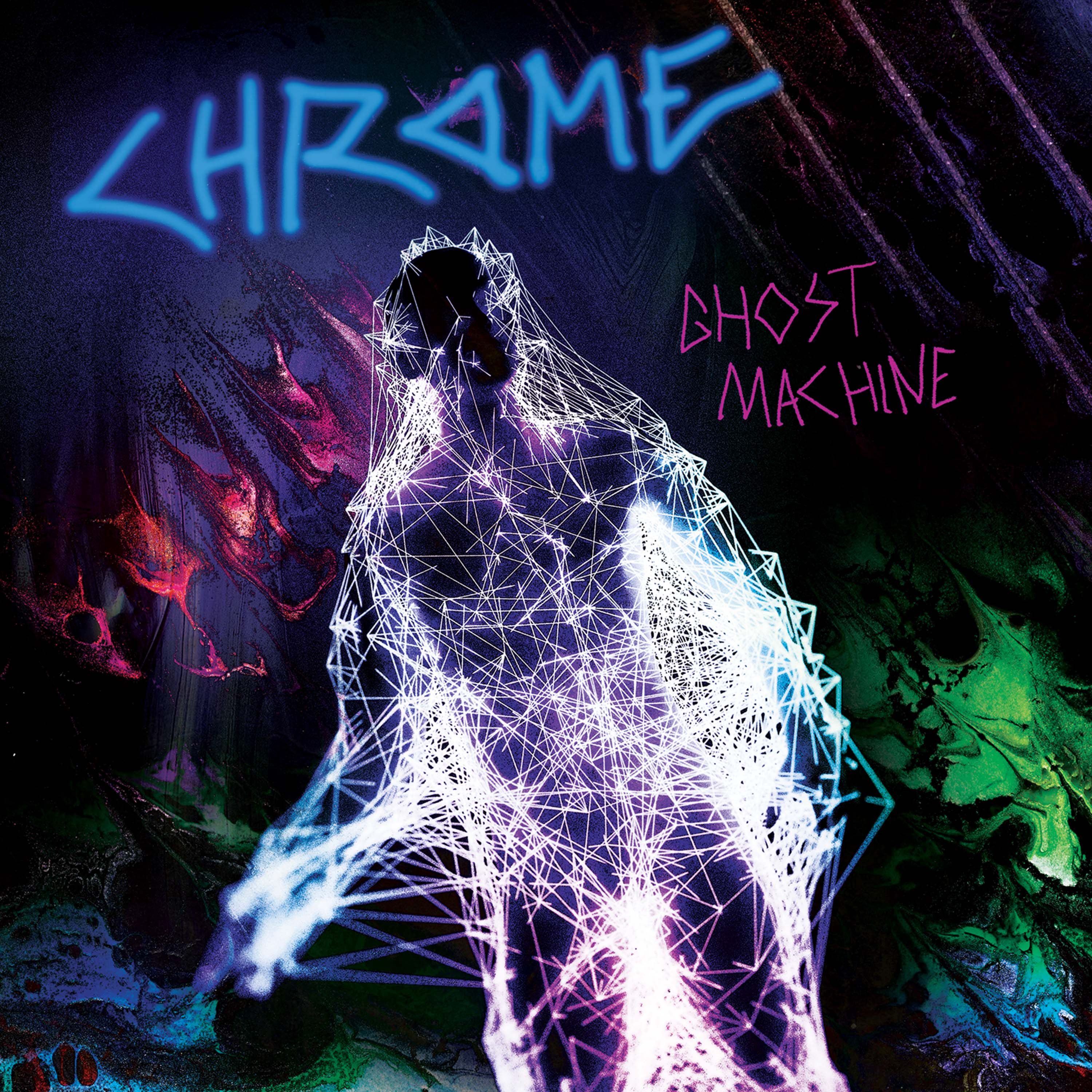 Chrome - Ghost Machine (Blue-Purple Splatter Vinyl) - Image 7