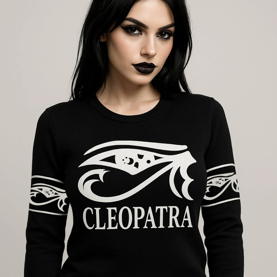 Cleopatra Records (Cashmere Blend Knit Sweater)
