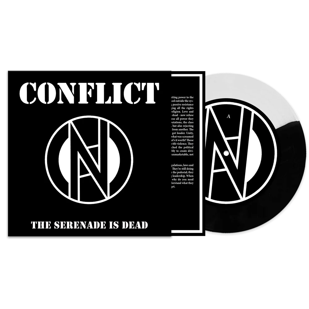 Conflict - The Serenade Is Dead (7" Black-White Split Color Vinyl)