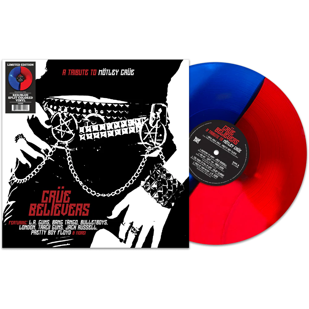 Crüe Believers - A Tribute to Mötley Crüe (Red-Blue Vinyl)