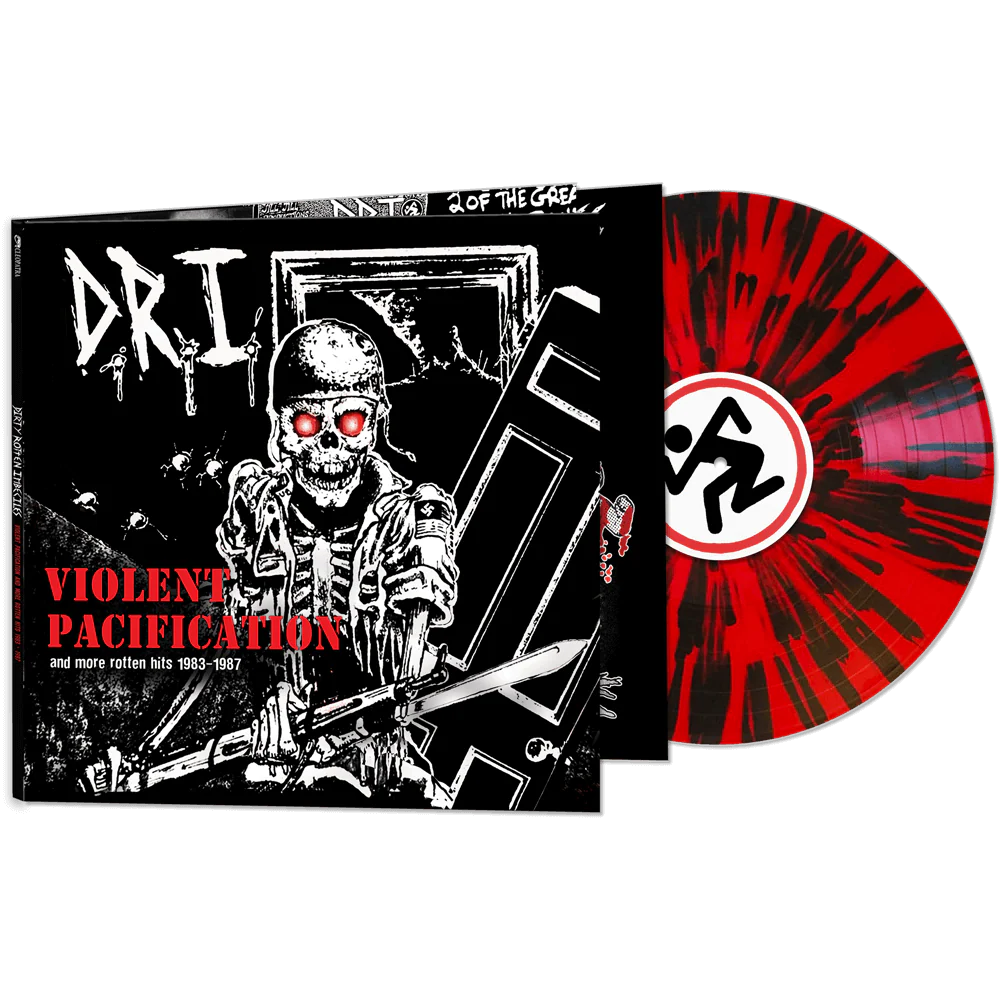 D.R.I. - Violent Pacifications and More Hits 1983-1987 (Red-Black Splatter Vinyl)