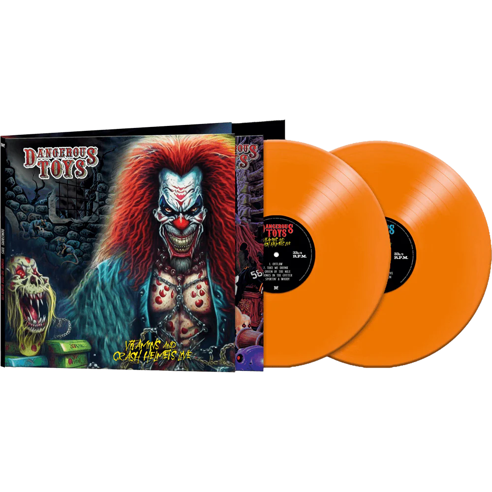 Dangerous Toys - Vitamins & Crash Helmets Live (Limited Edition Gatefold Orange Double Vinyl)