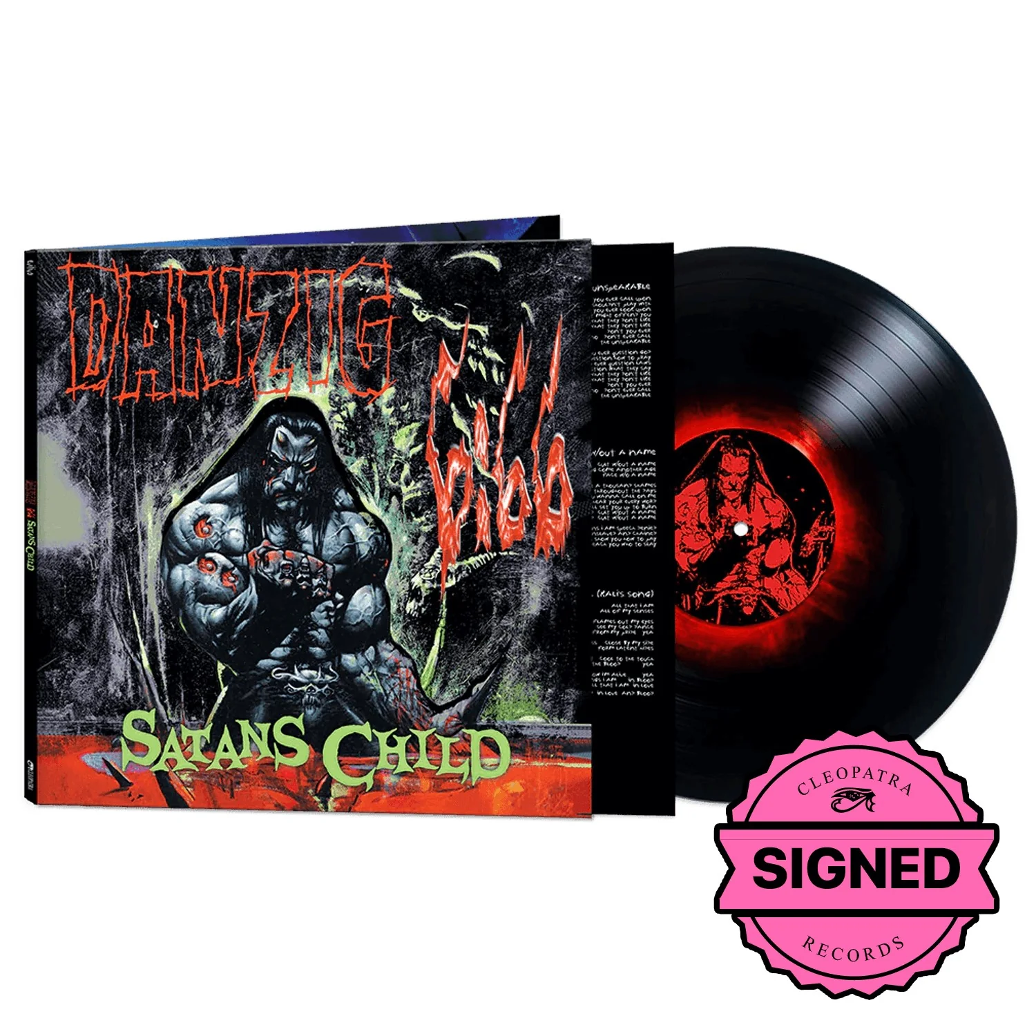 Danzig - 6:66 Satan's Child (Limited Edition Black Vinyl with a Splash of Blood Red - Signed by Glenn Danzig)