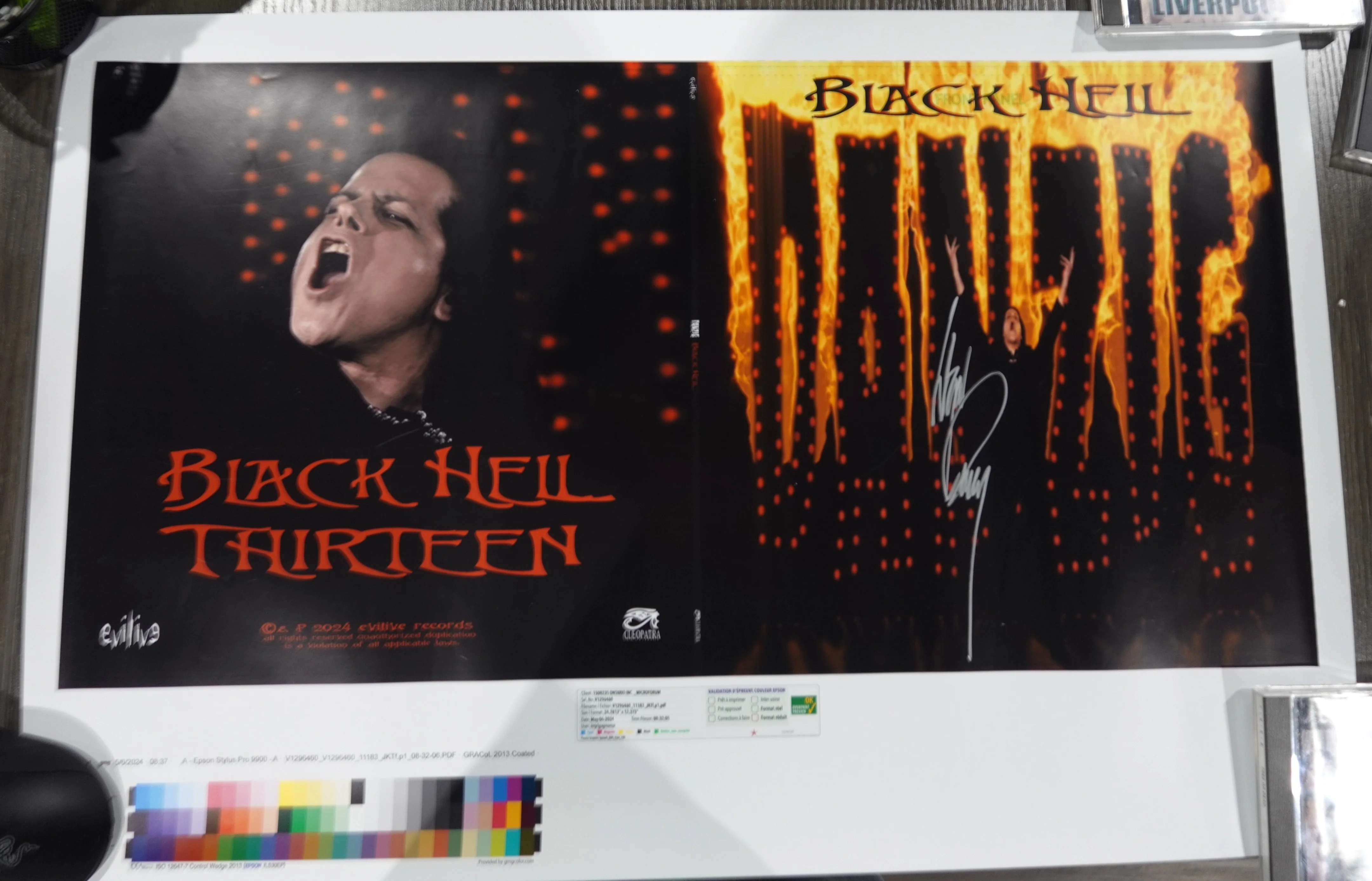 Danzig - Black Hell - Print Of Poster (Signed by Glenn Danzig)