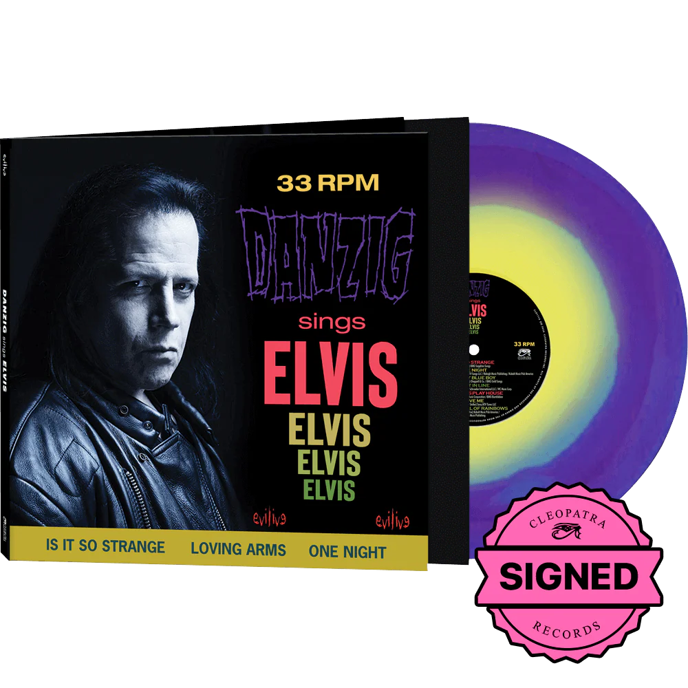 Danzig Sings Elvis (Limited Edition Purple-Yellow Haze Gatefold Vinyl - Signed by Glenn Danzig)