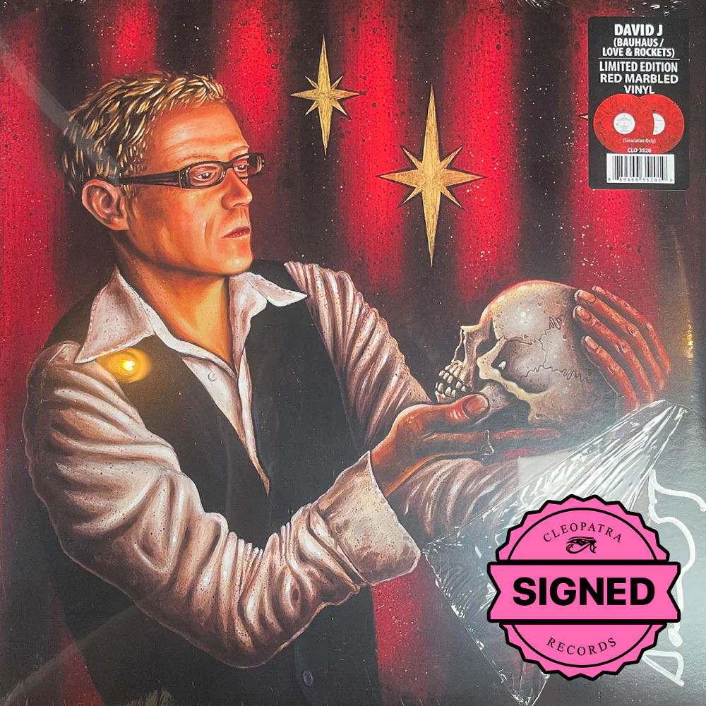 David J - Not Long For This World (Red Marble Double Vinyl - Signed by David J)