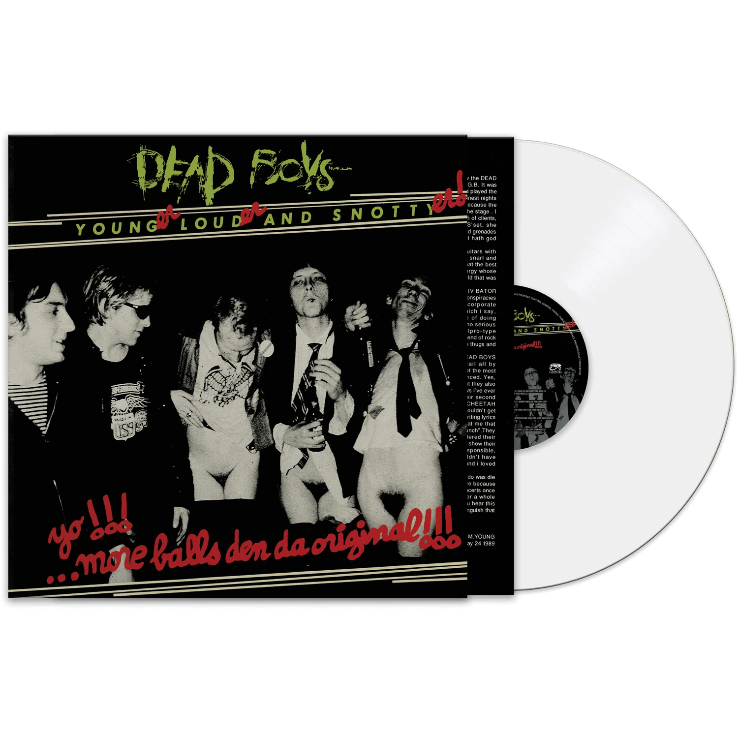 Dead Boys - Younger, Louder And Snottyer (White Vinyl)