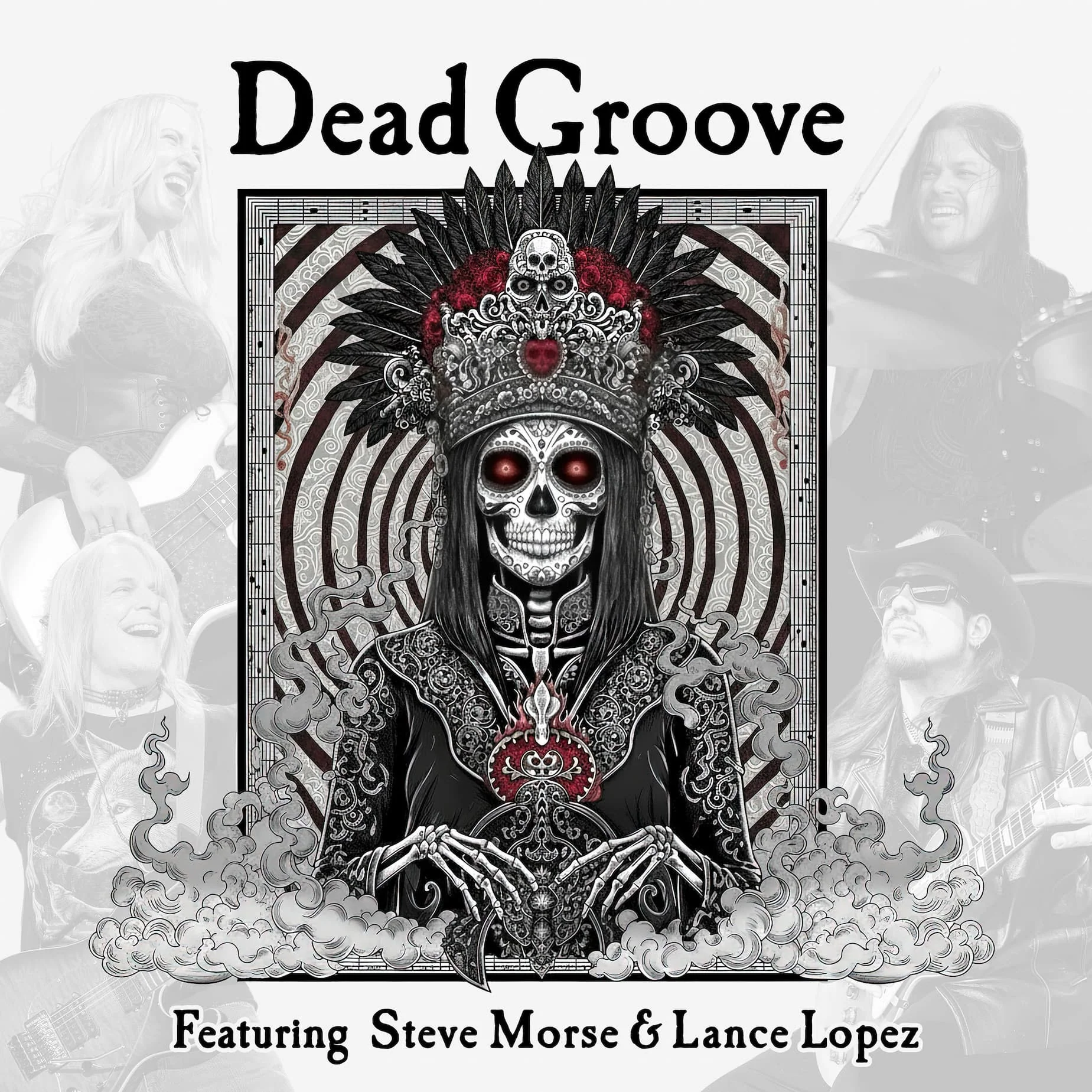 Dead Groove, Steve Morse, Lance Lopez / Tommy Bolin - Voodoo Child (Slight Return) / Post Toastee (Rare 2024 Mix - 7" Vinyl - Signed by Dead Groove) - Image 5