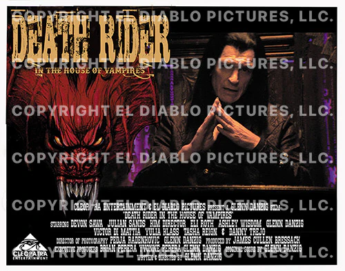 Death Rider - In The House of Vampires - 6x Lobby Cards (11” x 14" - Signed by Glenn Danzig) - Image 8