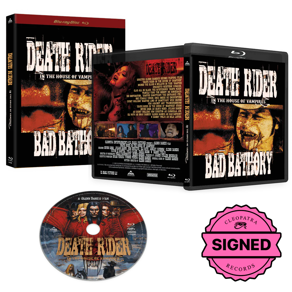 Death Rider in the House of Vampires (Bad Bathory) (Blu-Ray - Signed by Glenn Danzig)