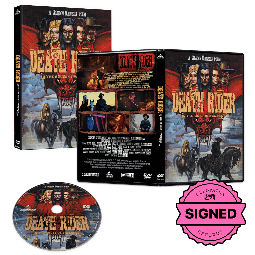 Death Rider in the House of Vampires (Classic Cover) (DVD - Signed by Glenn Danzig)