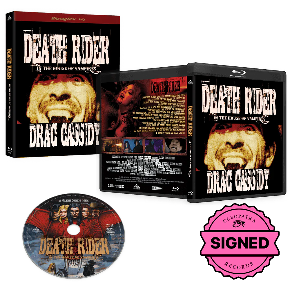 Death Rider in the House of Vampires (Drac Cassidy) (Blu-Ray - Signed by Eli Roth)