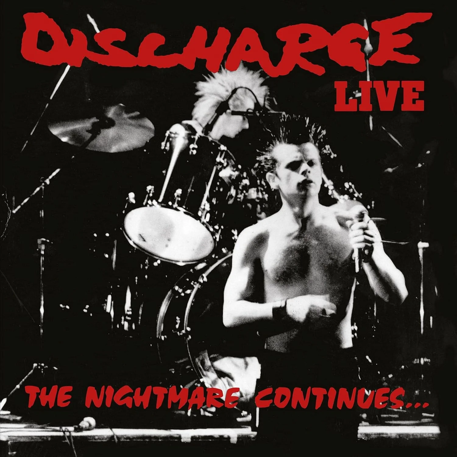 Discharge - Live - The Nightmare Continues... (Clear LP)