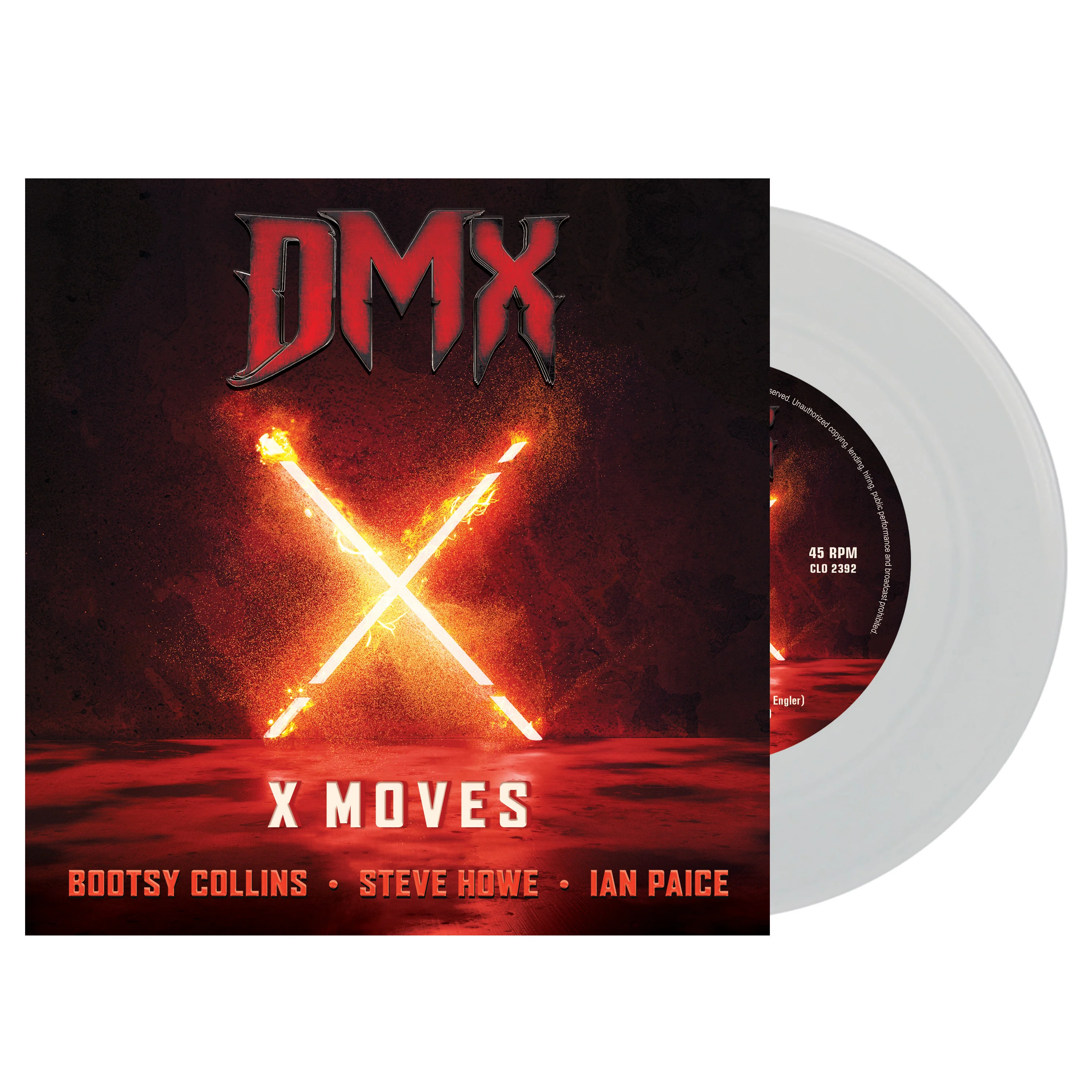 DMX (feat. Bootsy Collins, Steve Howe & Ian Paice) - X Moves (Limited Edition 7" Vinyl) - Image 3