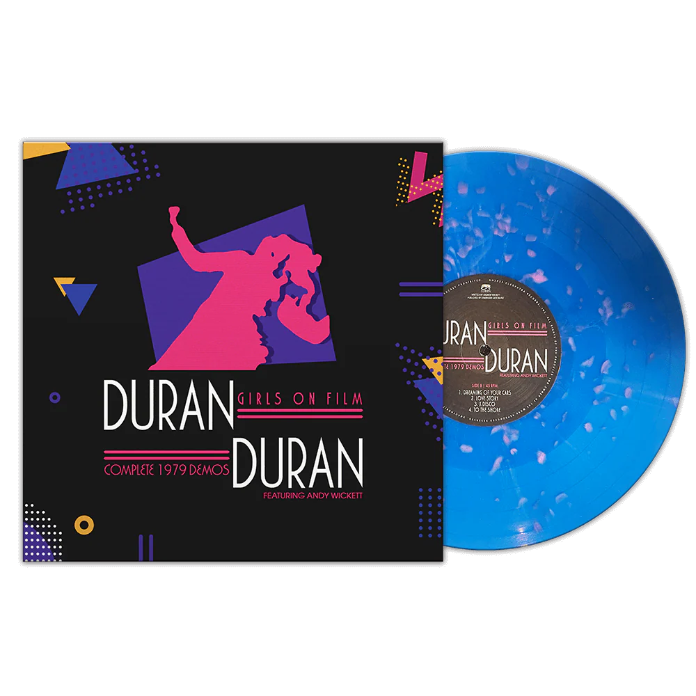 Duran Duran - Girls On Film - Complete 1979 Demos - Featuring Andy Wickett (Blue with Pink Spots Vinyl)