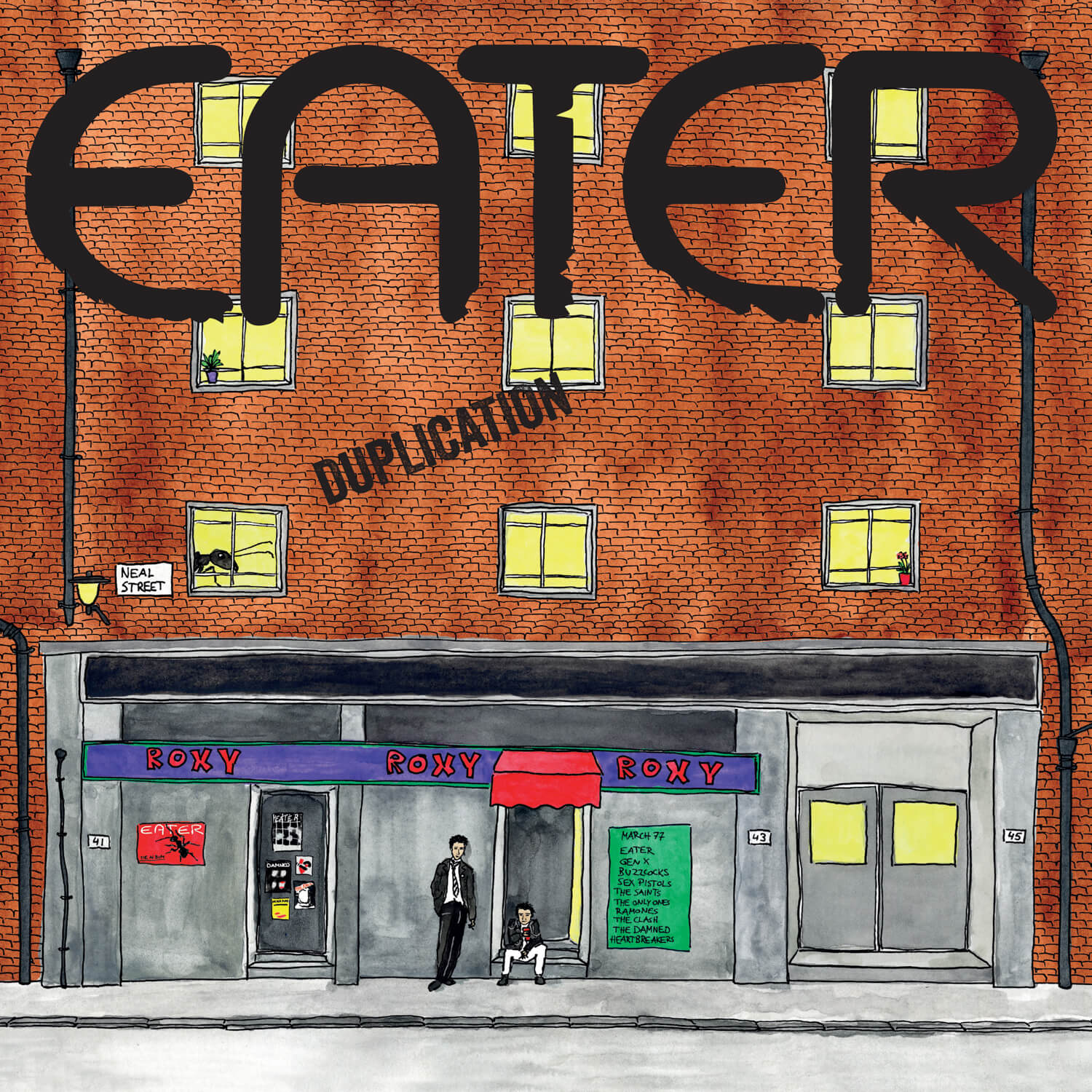 Eater - Duplication (Blue Marble Vinyl LP) - Image 3