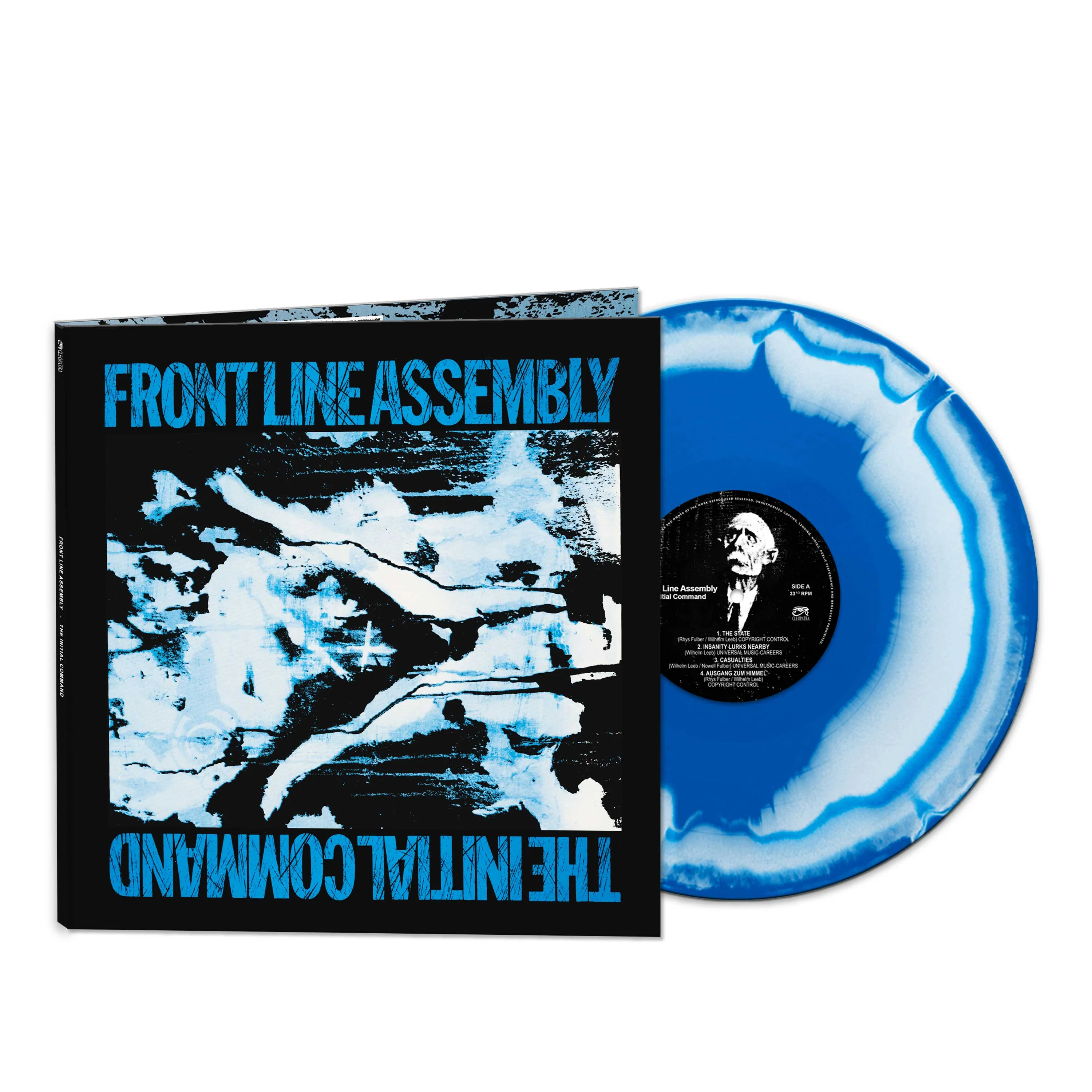 Front Line Assembly - The Initial Command (Blue-White Haze Vinyl)
