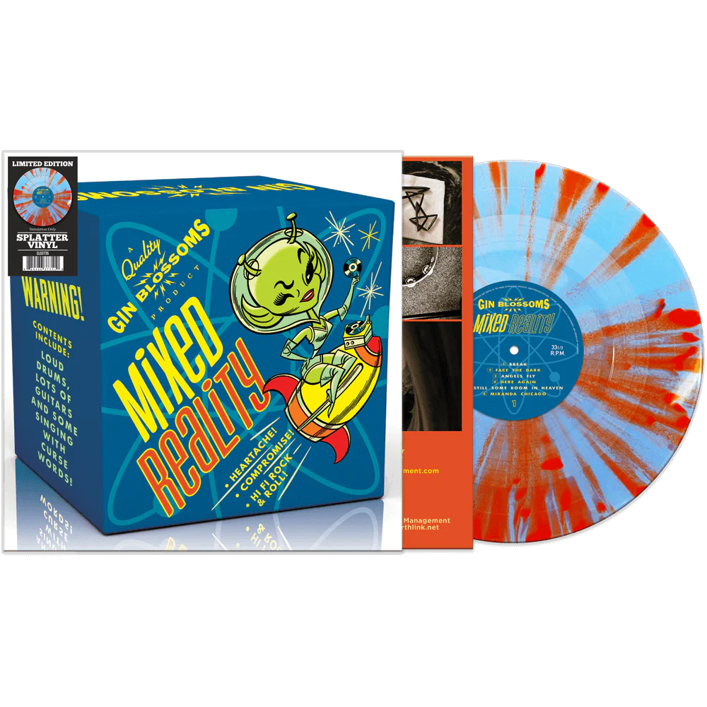 Gin Blossoms - Mixed Reality (Blue-Orange Splatter Vinyl)