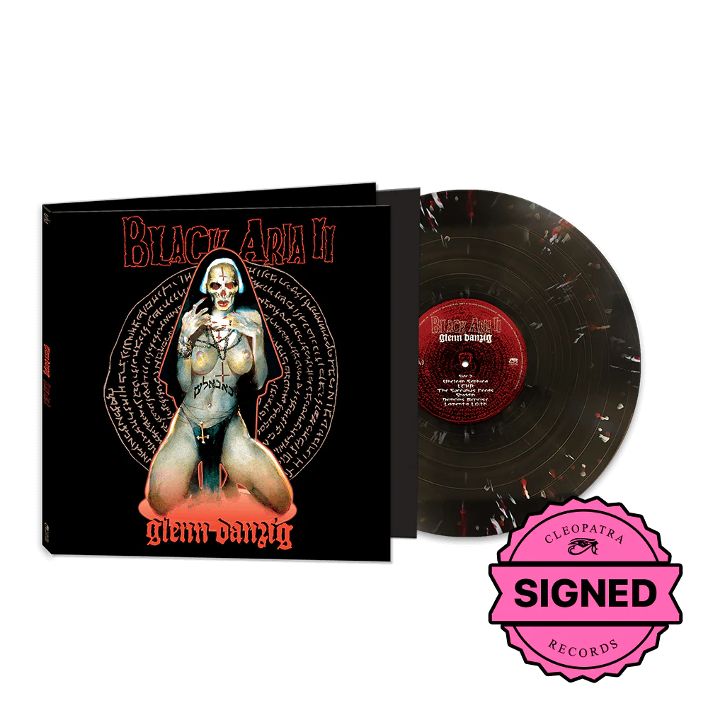 Glenn Danzig - Black Aria II (Black-Red-White Splatter Vinyl – Signed by Glenn Danzig)