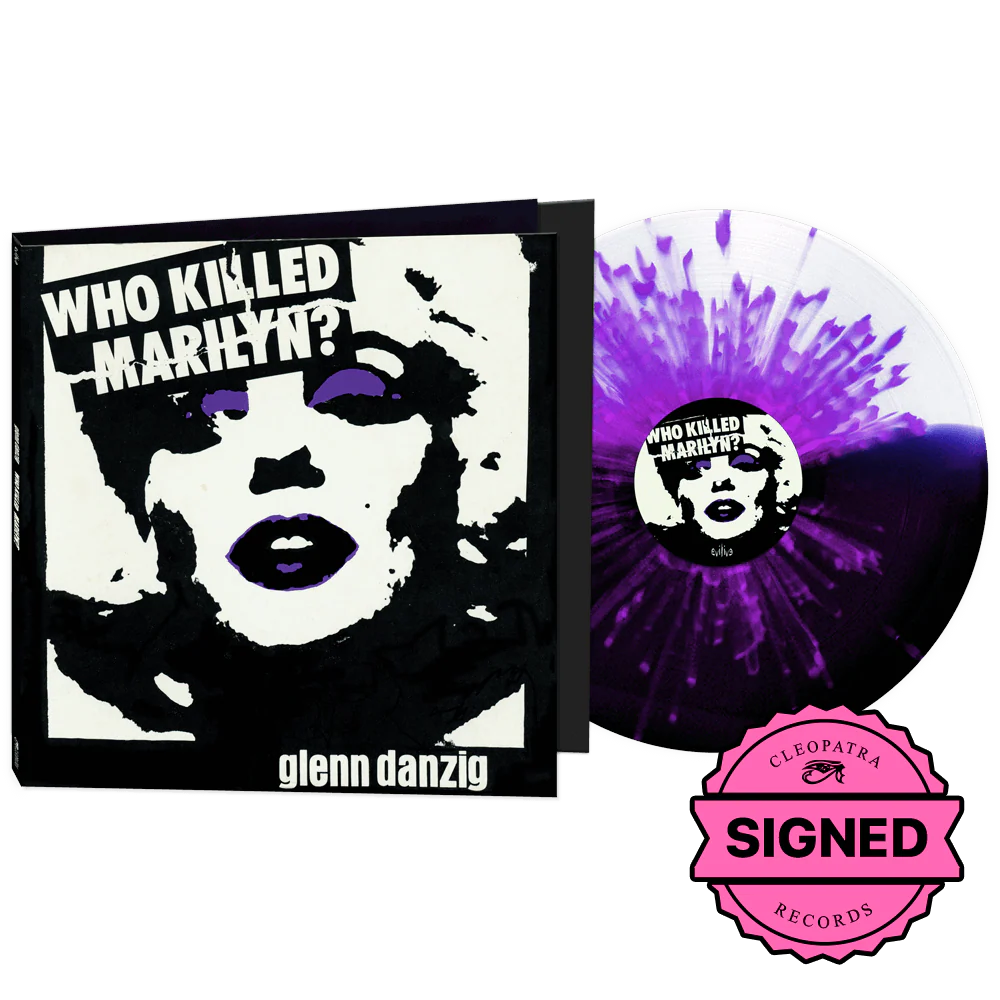 Glenn Danzig - Who Killed Marilyn? (2 Strip Black & White - Purple Splatter Vinyl - Signed by Glenn Danzig)