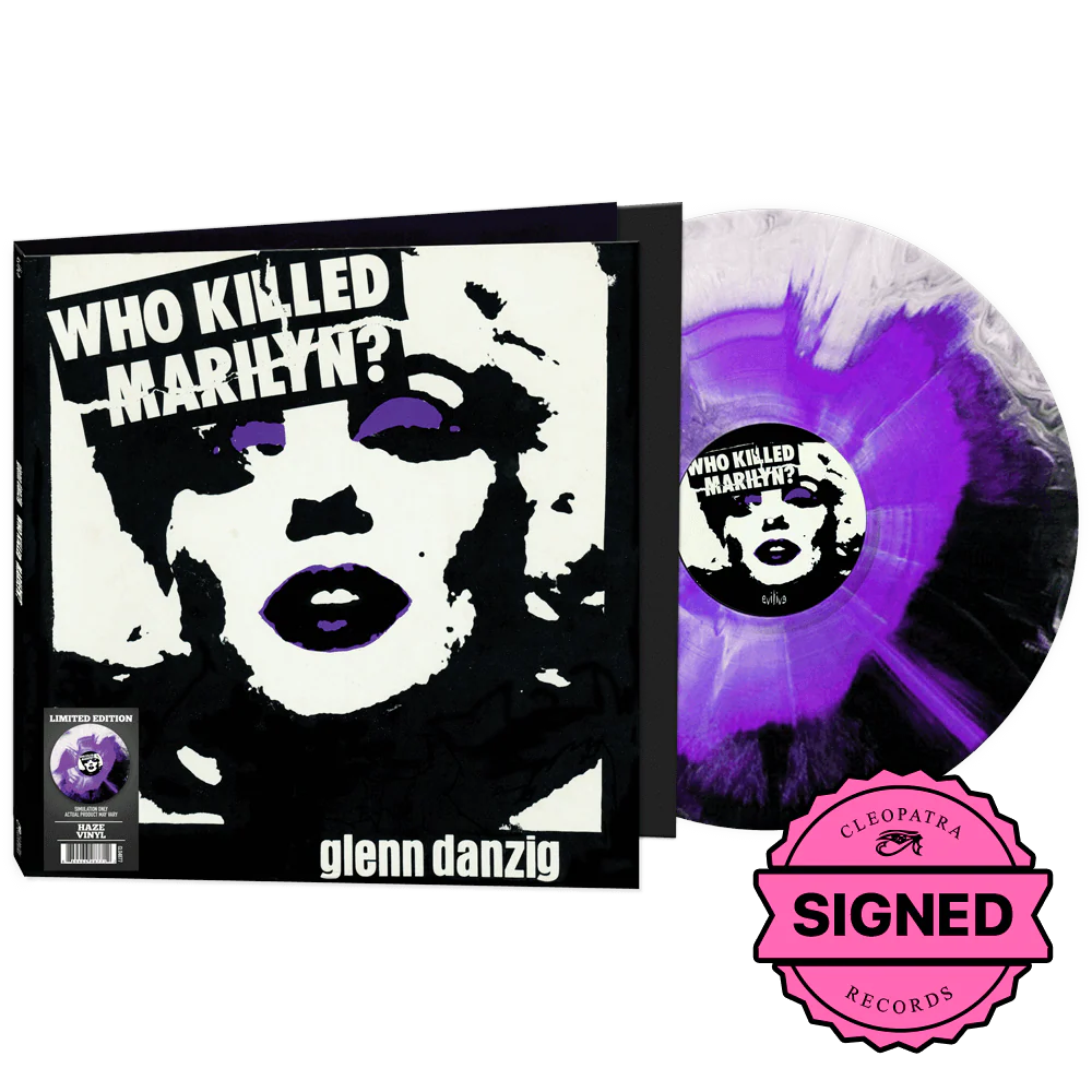Glenn Danzig - Who Killed Marilyn? (White-Purple-Black Haze Vinyl - Signed by Glenn Danzig)
