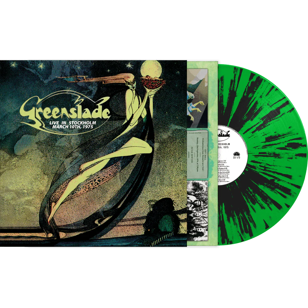 Greenslade - Live In Stockholm - March 10th, 1975 (Green-Black Splatter Vinyl)