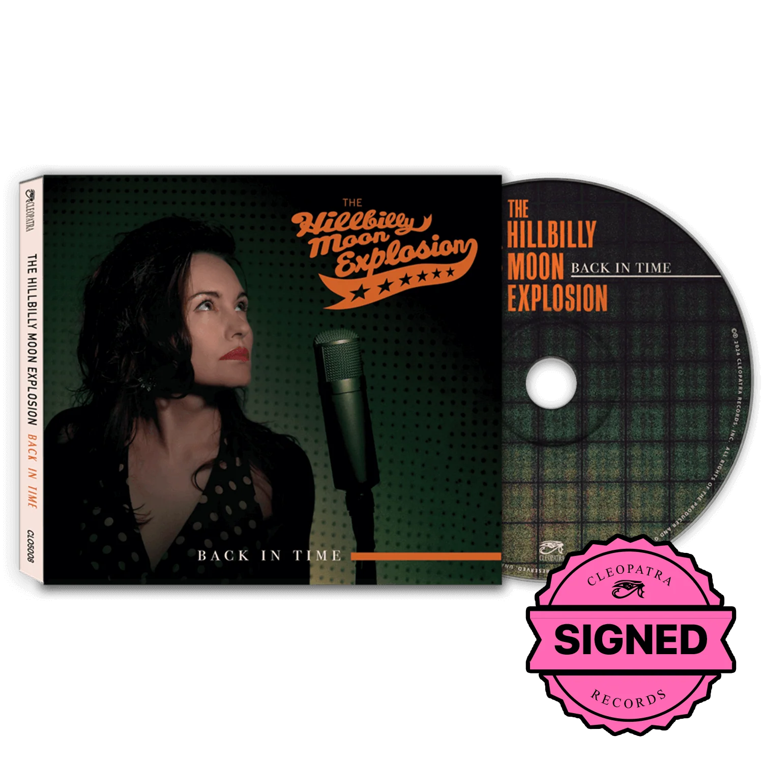 Hillbilly Moon Explosion - Back In Time (CD - Signed by All Band Members)