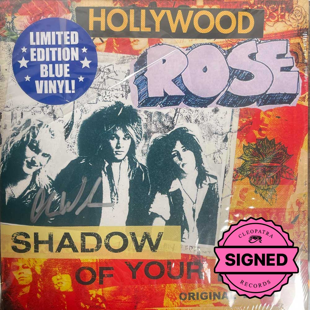 Hollywood Rose – Shadow of Your Love - Reckless Life (Blue 7″ Vinyl - Signed by Chris Weber)