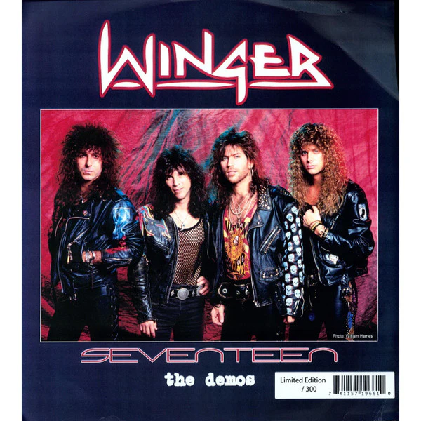 Winger - Seventeen - The Demos (Red Vinyl LP )Free Patch Included Ou741157015010t Of Print