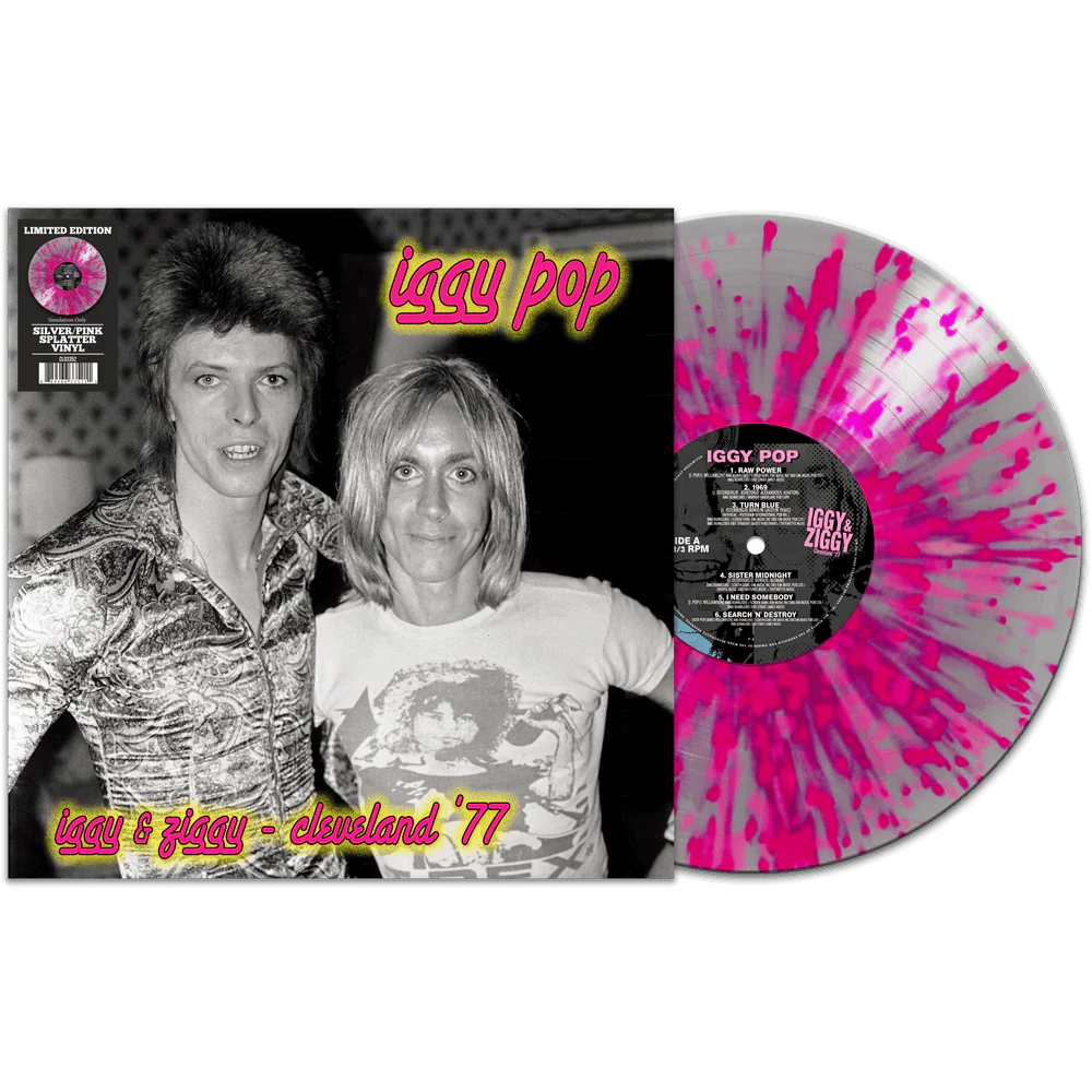 Iggy Pop - Iggy & Ziggy - Cleveland '77 (Limited Edition Silver-Pink Vinyl)
