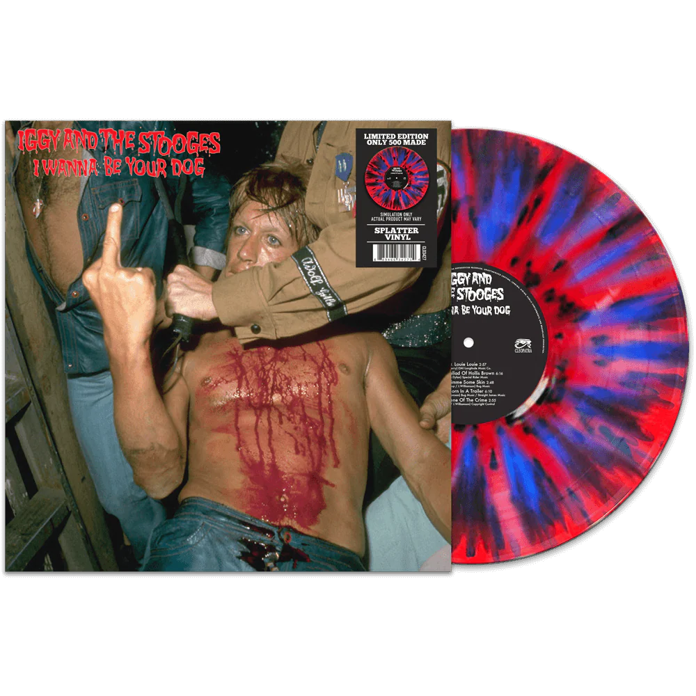 Iggy & The Stooges - I Wanna Be Your Dog (Red-Blue-Black Splatter Vinyl)