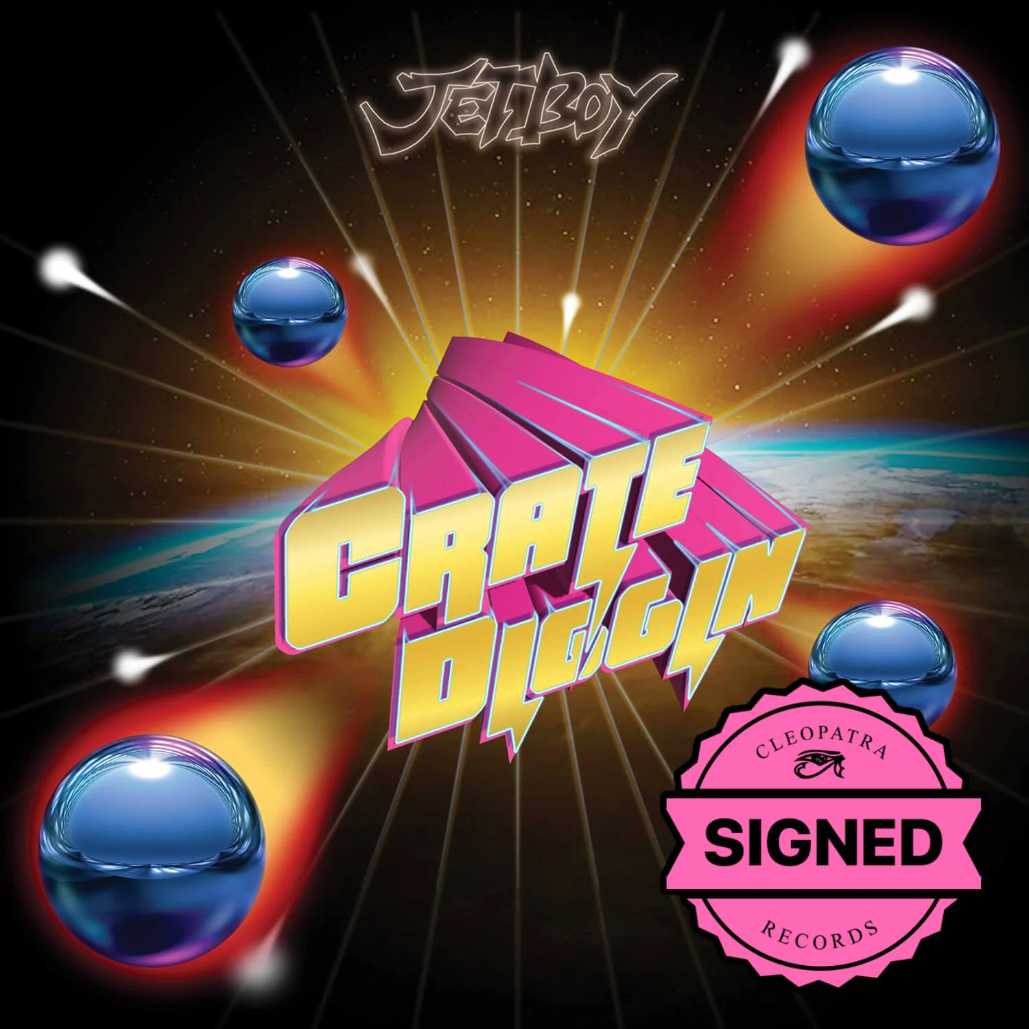 Jetboy - Crate Digging (Signed Pink Vinyl by Mickey Finn & Billy Rowe)