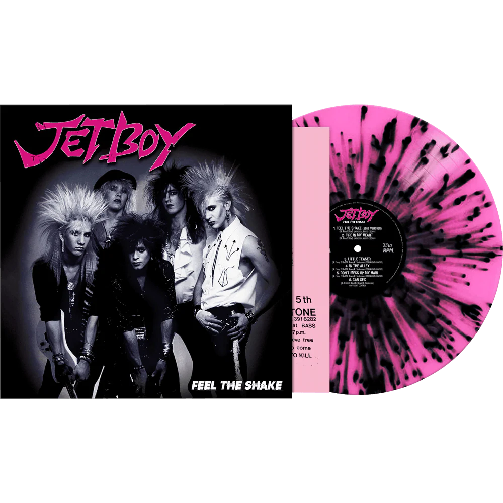 Jetboy - Feel The Shake (Pink-Black Splatter)