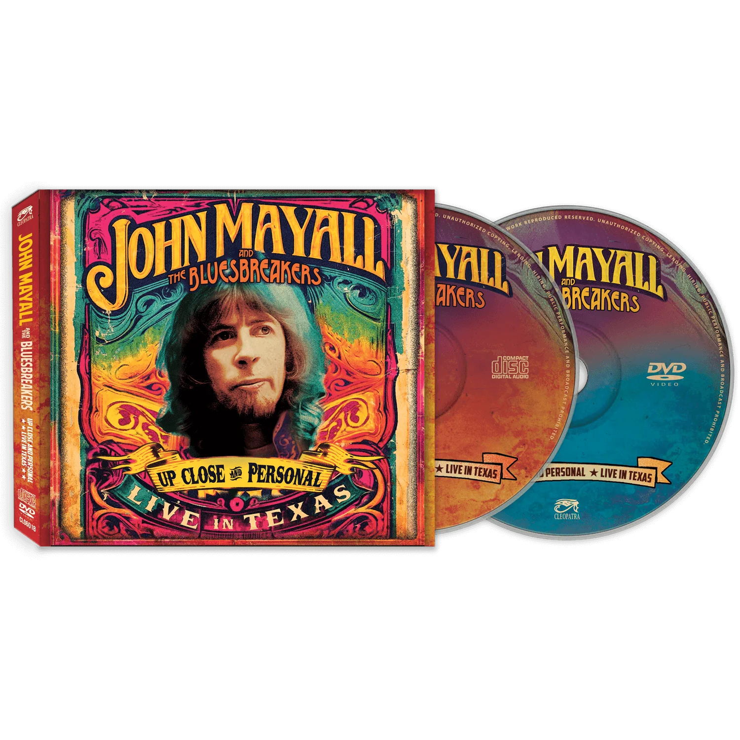John Mayall & The Bluesbreakers - Up Close And Personal: Live In Texas (CD + DVD)