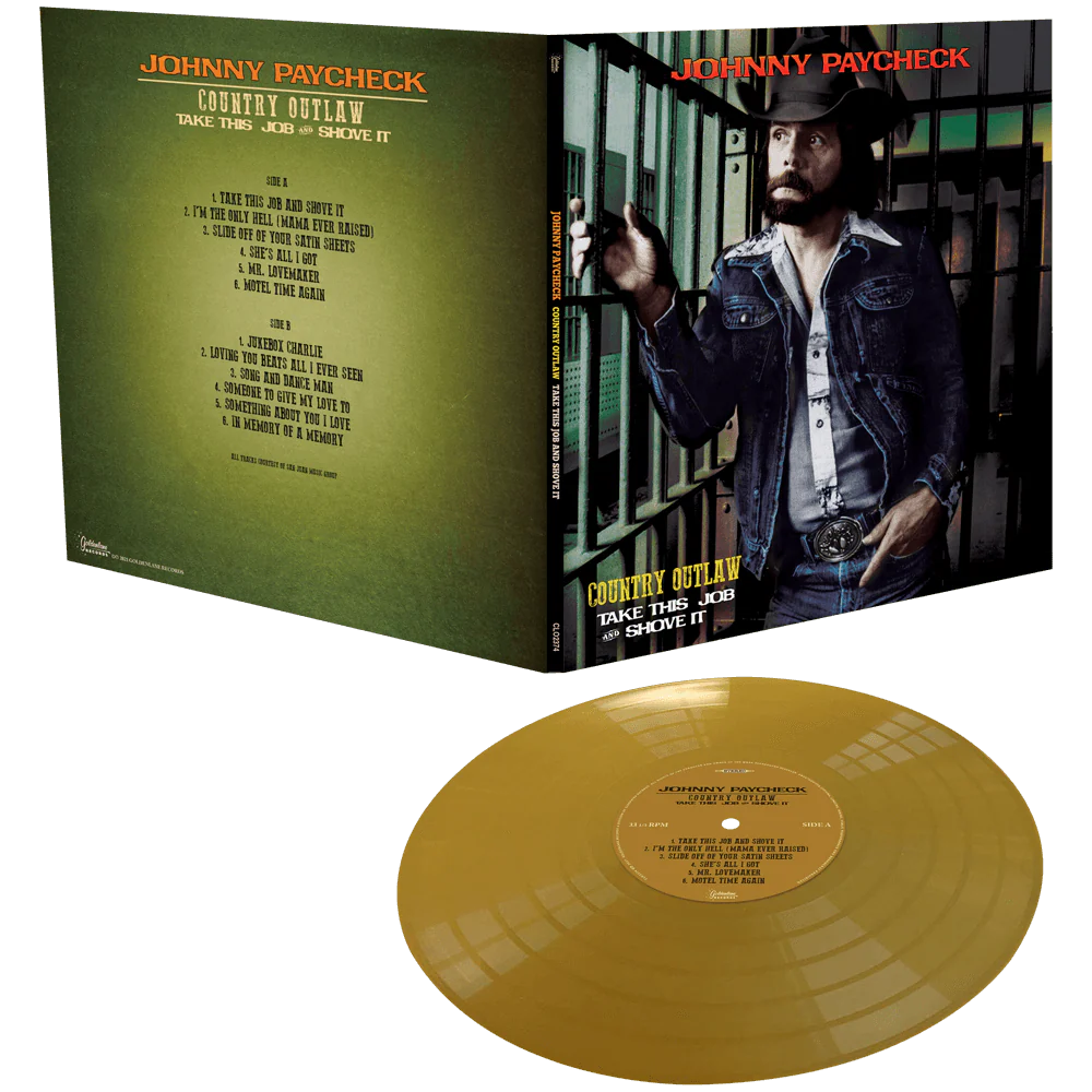 Johnny Paycheck - Country Outlaw - Take This Job & Shove It (Limited Edition Gold Vinyl)