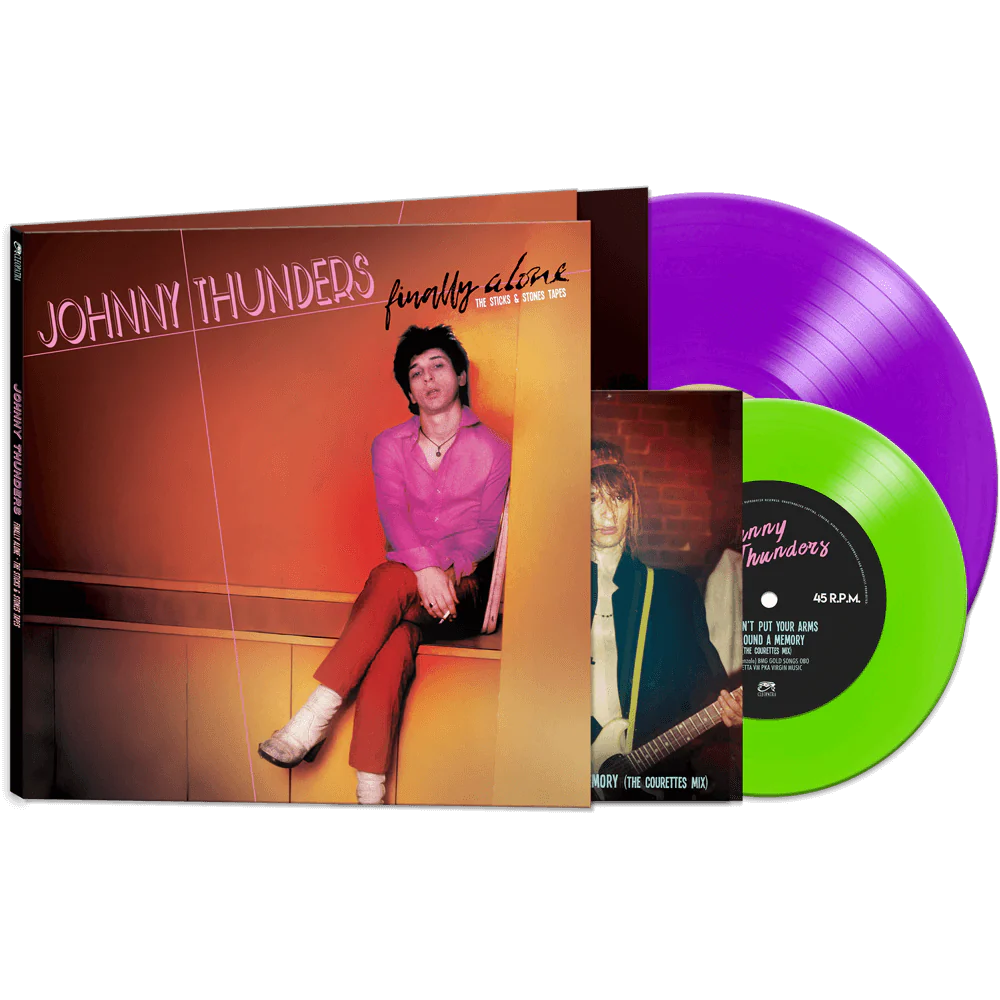 Johnny Thunders - Finally Alone - The Sticks & Stones Tapes (Purple Vinyl + Green 7" Vinyl)
