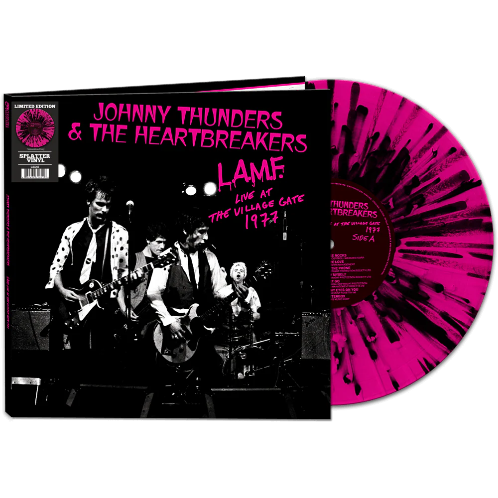 Johnny Thunders & The Heartbreakers - L.A.M.F. - Live At The Village Gate 1977 (Pink-Black Splatter Vinyl)