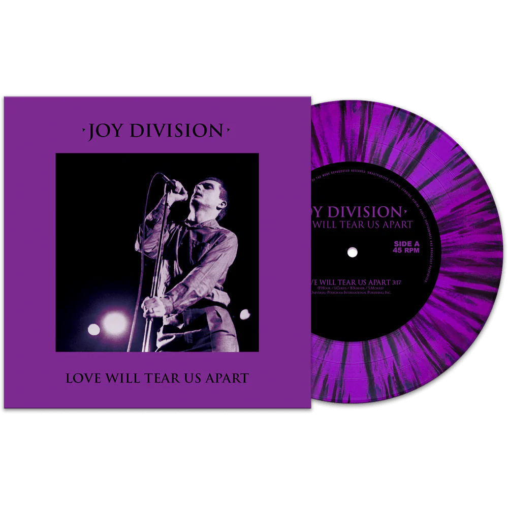 Joy Division - Love Will Tear Us Apart (Limited Edition Purple-Black Splatter 7" Vinyl)