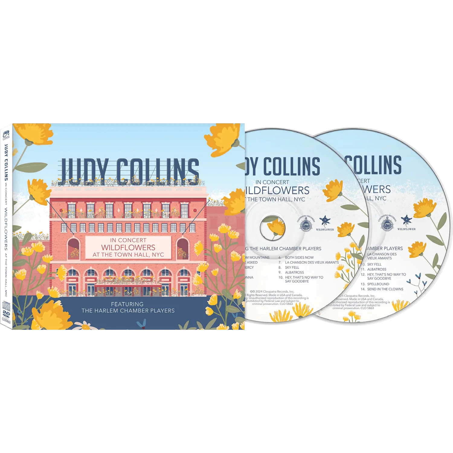Judy Collins - In Concert Wildflowers At The Town Hall NYC (CD + DVD Digipak)