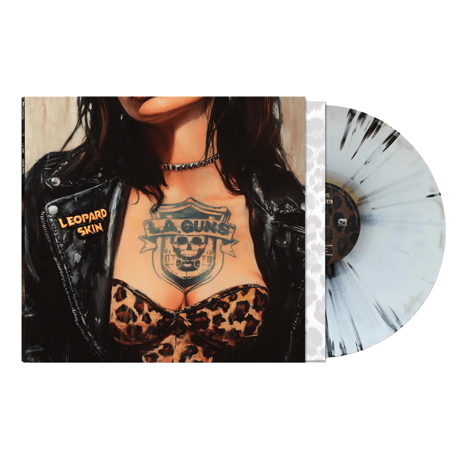 L.A. Guns - Leopard Skin (Gold/White/Black Haze Splatter Vinyl LP)