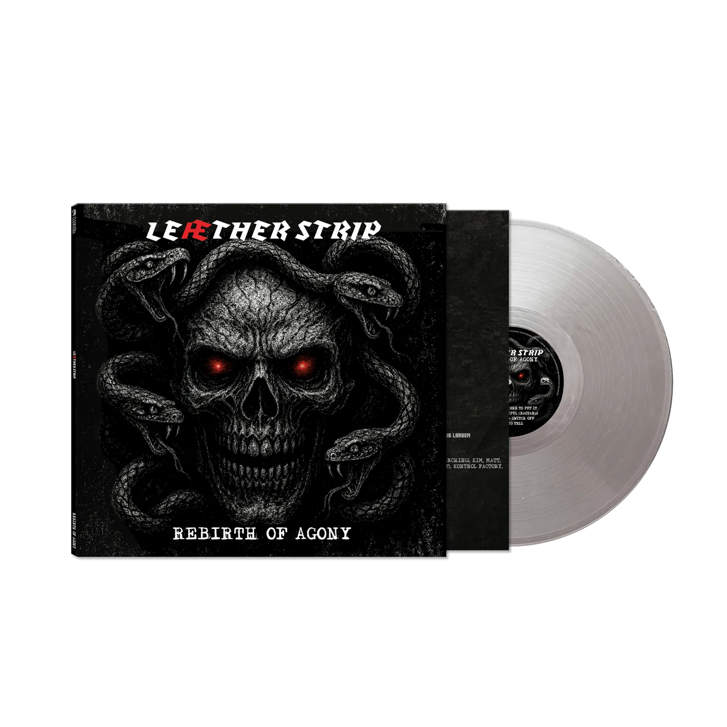 Leæther Strip - Rebirth Of Agony (Silver Vinyl LP)