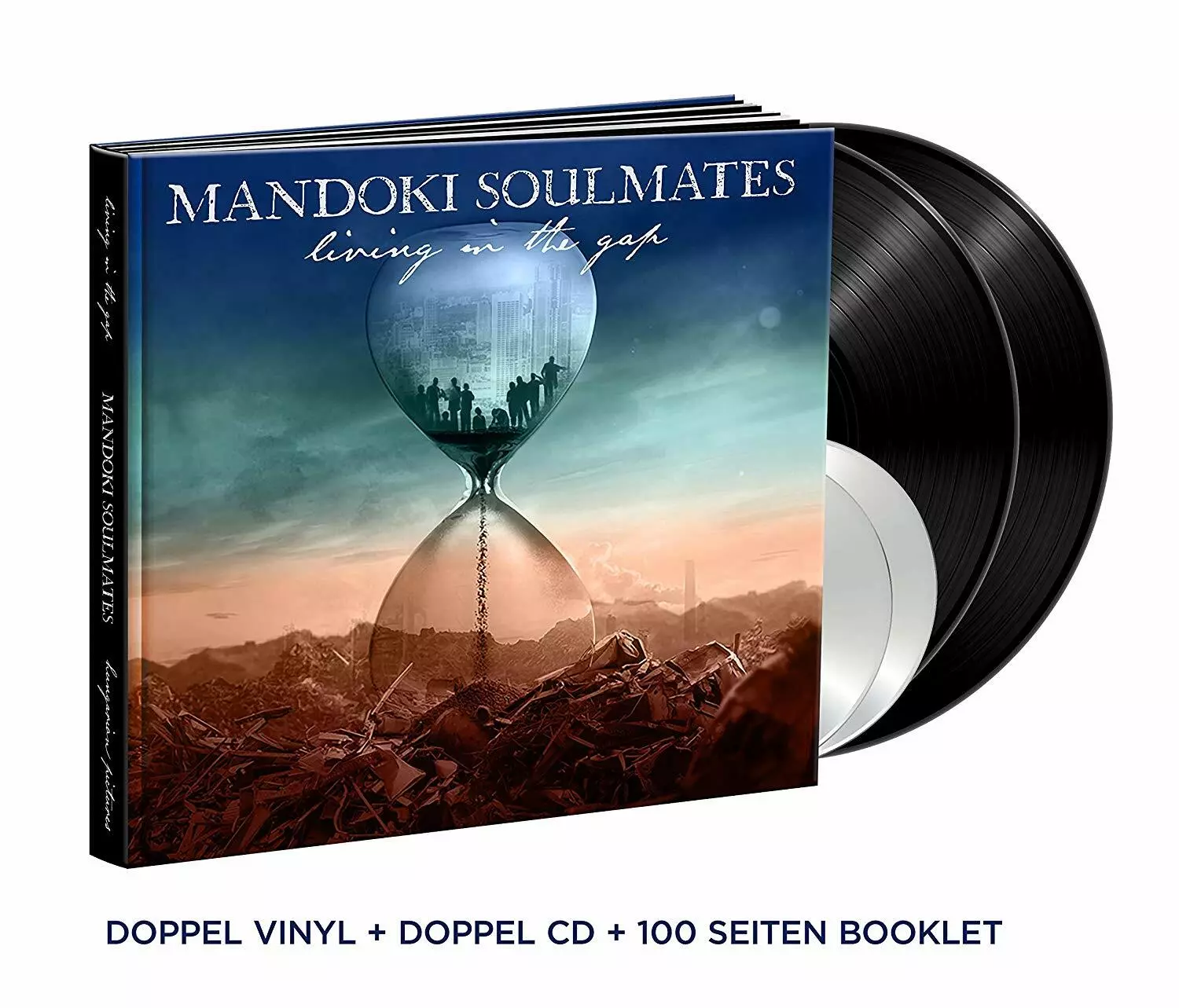 Mandoki Soulmates - Living in the Gap + Hungarian Pictures (Hardback book + 2 LP + 2 CD)